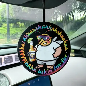 Automotive Modification Parts Decoration Design, Car Air Fresheners - Hanging Rearview Mirror Scented Tablets, Cool Automotive Decor, Paper-Based Vehicle Air Freshener, Gift For Friends Pearl Butterfly