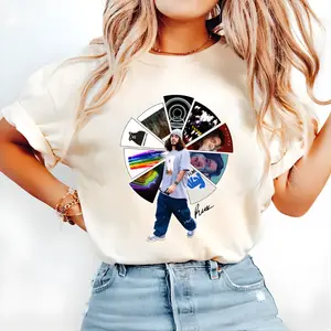 [ MADE IN US ] Russ Album Era Wheel Graphic T-Shirt, Hip Hop Artist Discography Aesthetic Tee