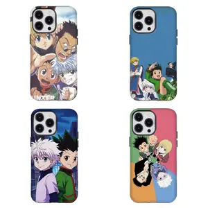 Vintage H-Hunter x Hunter Phone Case Trendy Anime Phone Case Compatible for iPhone 17 Promax 16 15 14 13 12 11 and for Samsung S21-S25 Perfect Gift for Anime Fans Her/Him