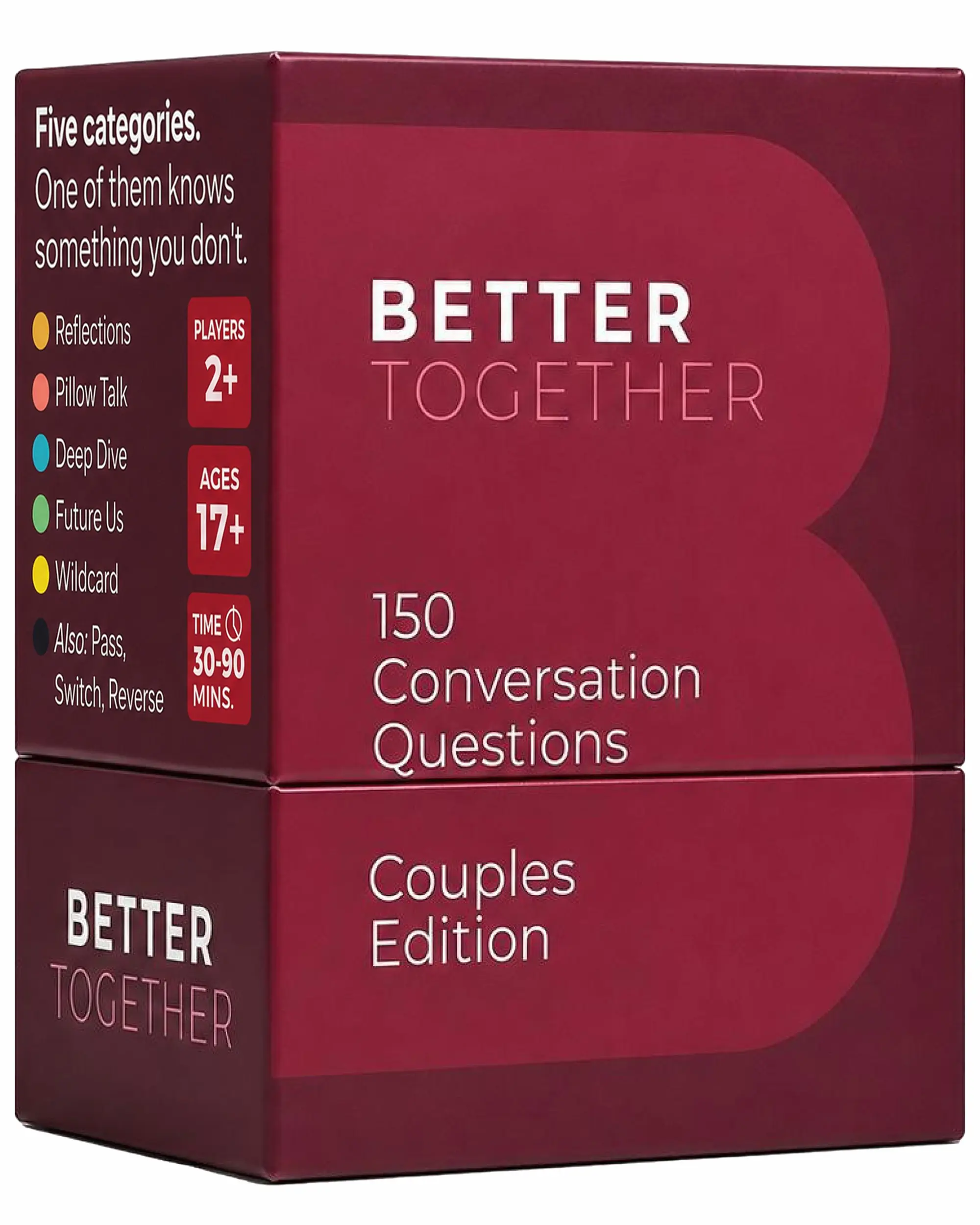 Better Together Couples Card Game for Date Nights & Couples Gifts - 150 Deep Conversation Cards - Co-Developed with Therapists