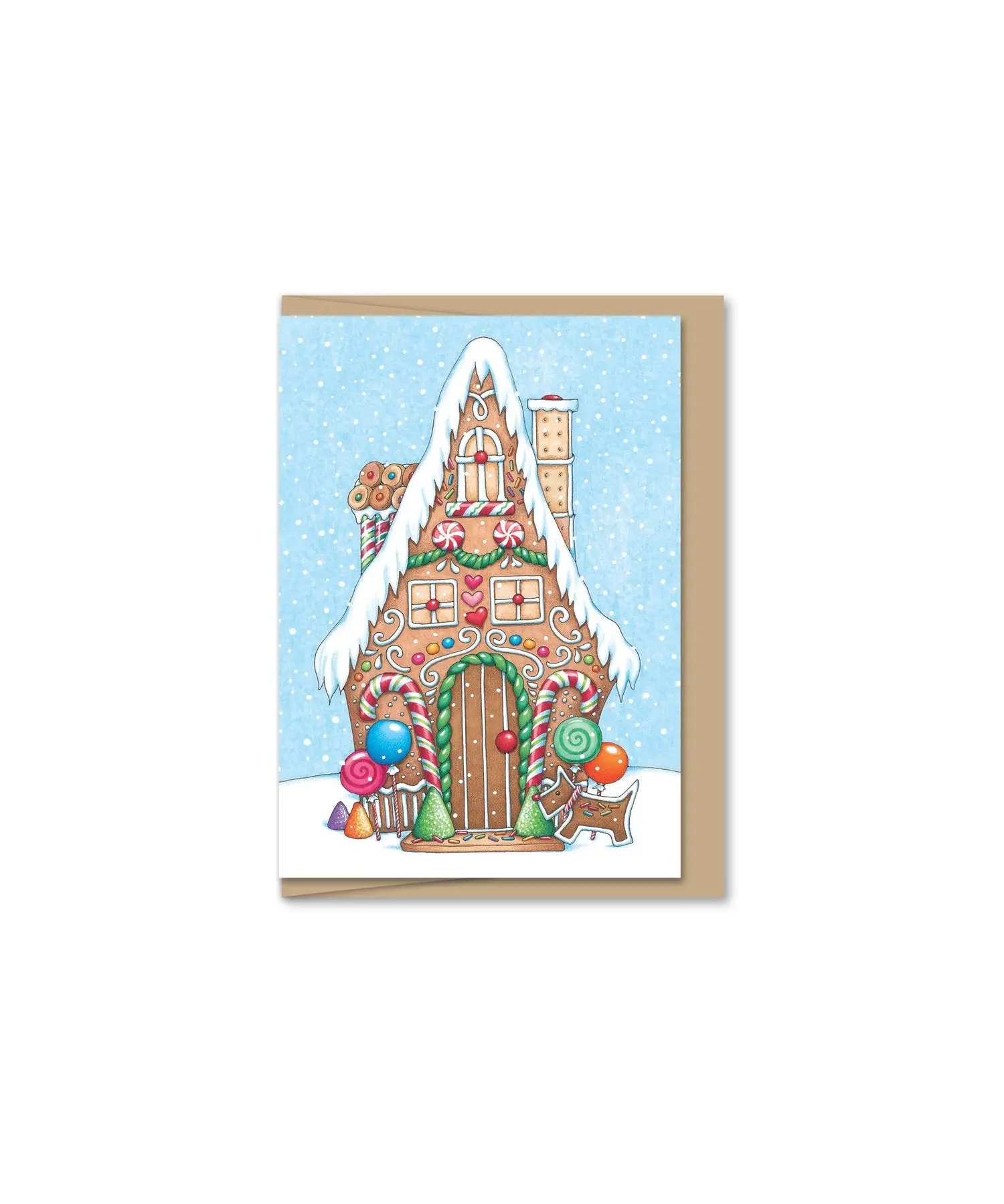 Gingerbread House Mini Card