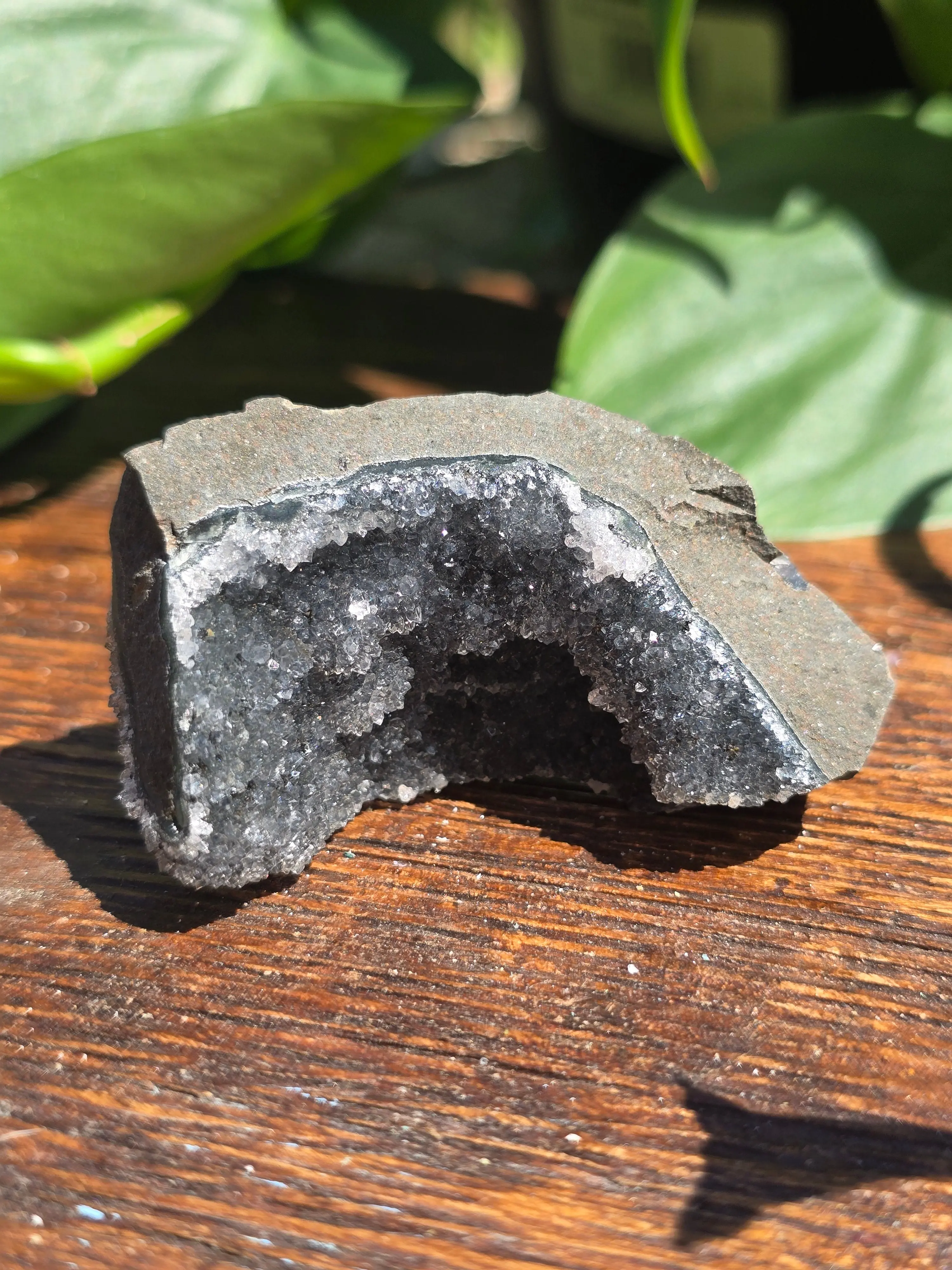Druzy Brazilian Black Amethyst Cluster