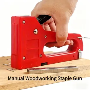 1 Count Staple Gun , Multifunctional Upholstery Stapler for Fixing Material, Decoration, Carpentry, Furniture, Door and Window