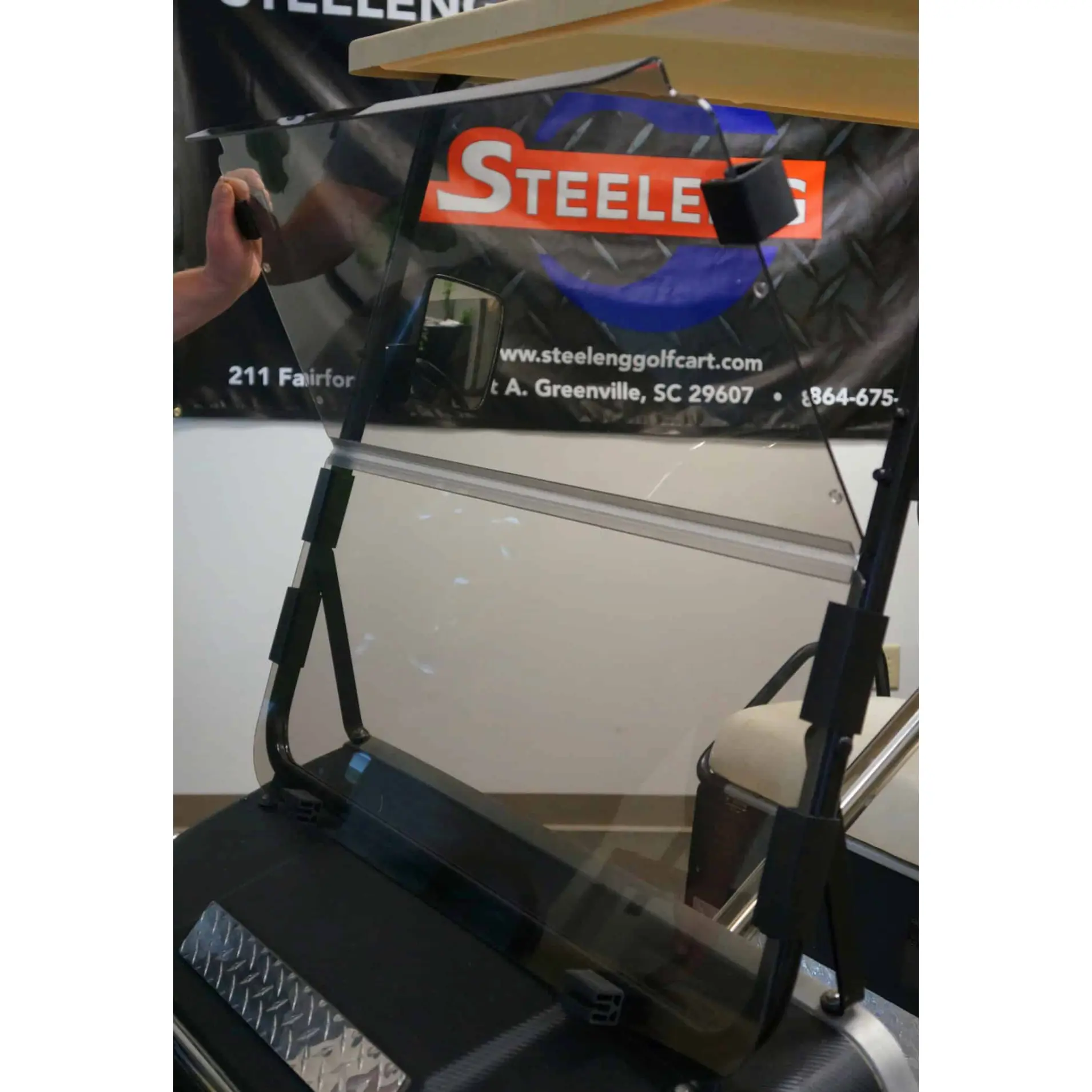 SGC Foldable Tinted Windshield for 2014+ E-Z-GO TXT / Freedom TXT