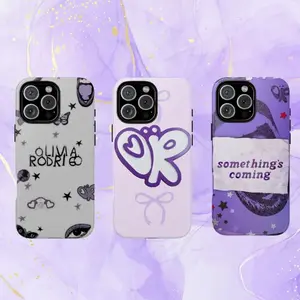 New Album #OR Coming Soon Pop Star Inspired Phone Case Aesthetic Music Fan Cover for iPhone Samsung Series Dual Layer Silicone Interior Hard Shell Exterior