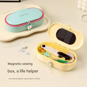 Quality Sewing Kit, Portable Household Needle Threader Set, Dormitory Repair Supplies, Practical Wedding Embroidery Box, Needle Crafts Kit, Sewing Tools