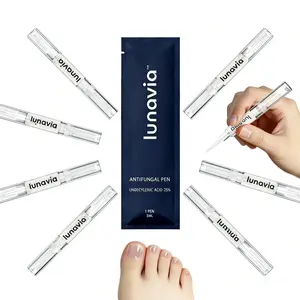 Lunavia Antifungal Pen UNDECYLENIC ACID 25% for Athlete's Foot Jock Itch & Ringworm Treatment 3ML Toe Polish Vecnythra Solution