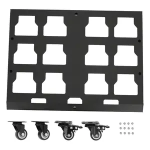 Heavy Duty Tool Box Dolly with Swivel Casters Carbon Steel Frame Dolly Load 200LBS Capacity Furniture Lifter Dollys Compatible with Mil Waukee Packout Toolboxes