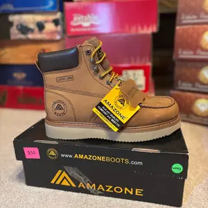 AMAZONE Goodyear Welt Work Boots (Zapatos de Trabajo) - size 9 1/2 M