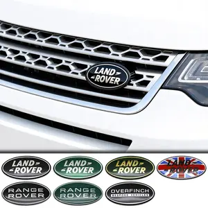 3D Car Front Rear Emblem Sticker, Compatible with Land Rover Svr Discovery Starline Range Rover L322, Automotive Accessories