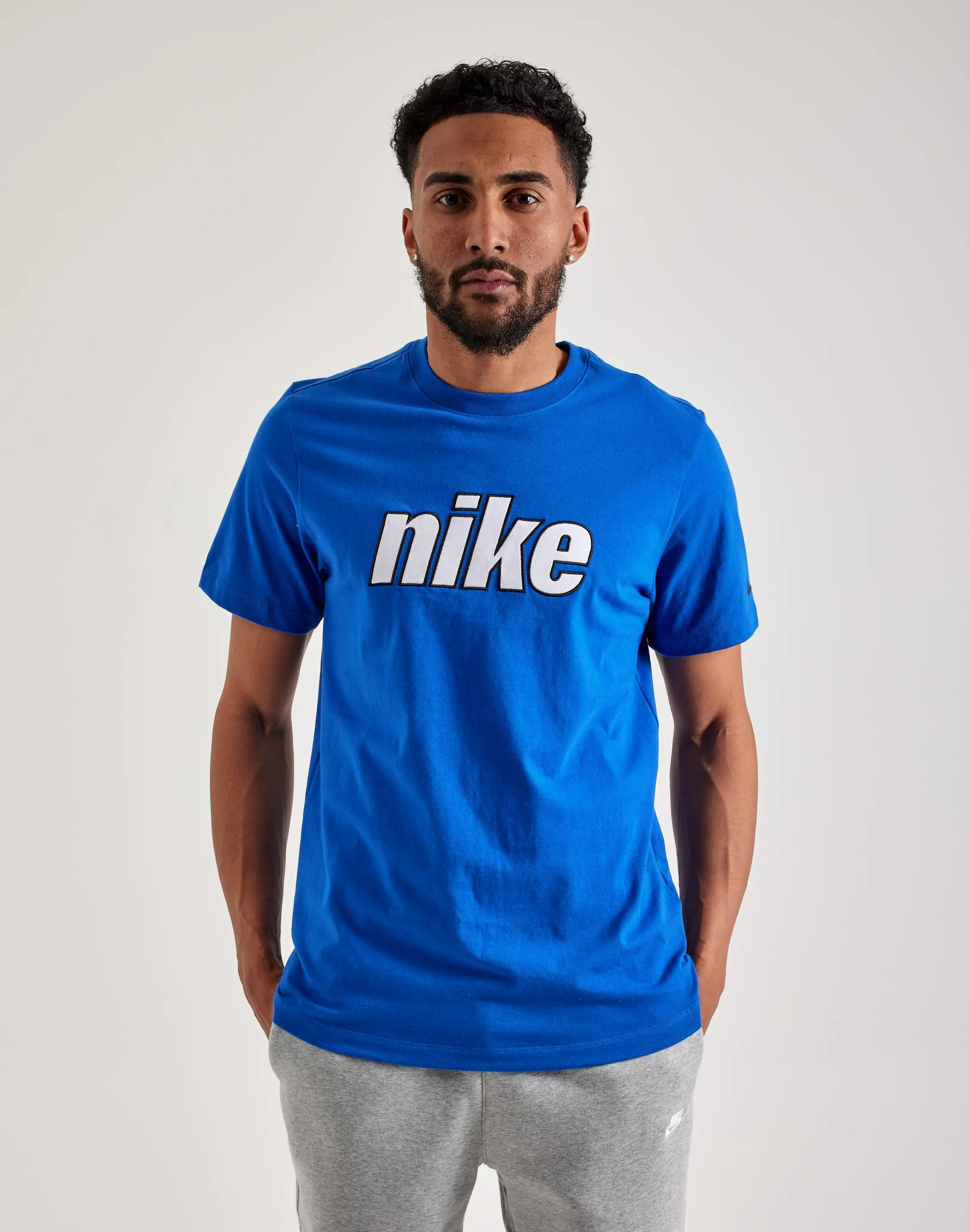 Mens Nike Embroidered Logo Tee