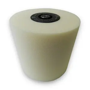 BUFFPRO White Polishing Pad - Black Ends