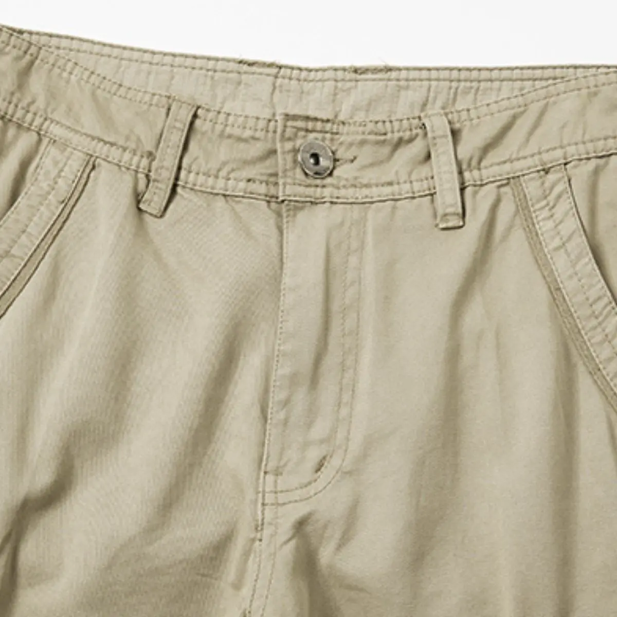 Workwear pants for spring and autumn, men's fashion trend pants, men's multi-pocket casual long pants