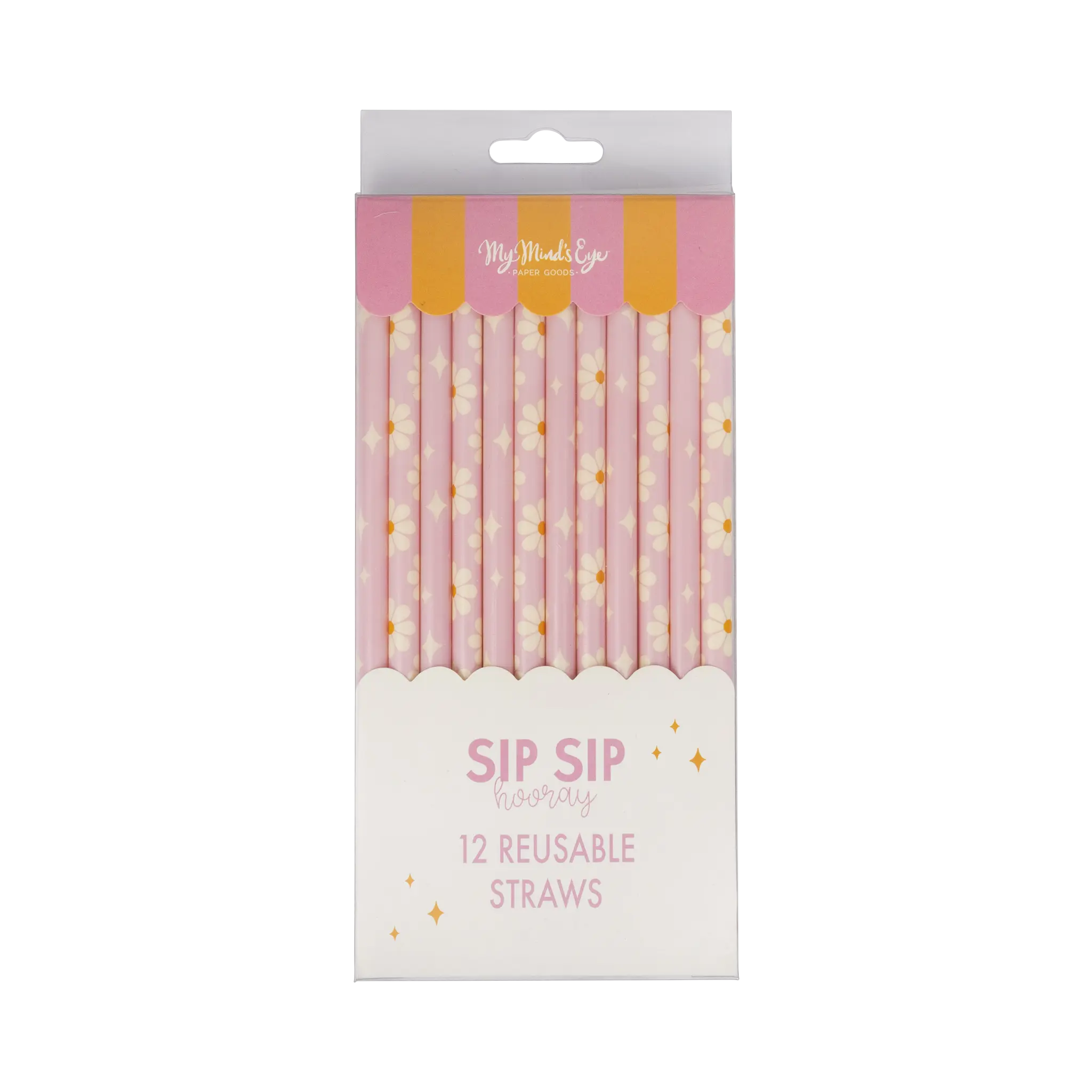 Disco Daisy Reusable Straws