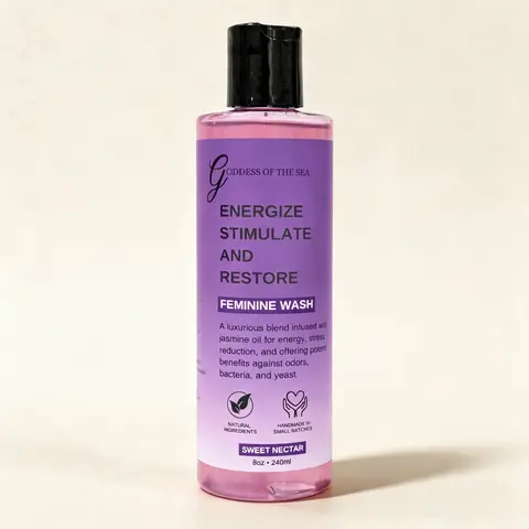 Sweet Nectar Feminine Wash – Gentle Daily Yoni Cleanser for Sensitive Skin | Balances pH, Soothes Irritation, Reduces Odor | Natural Formula | Goddess of the Sea