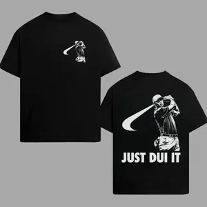 Funny Tiger W00ds Mugsh0t Just Dui Style T-Shirt, Golf Shirt, Novelty Graphic Tee, Unisex Golfing Gift Shirt for Men and Women F8S