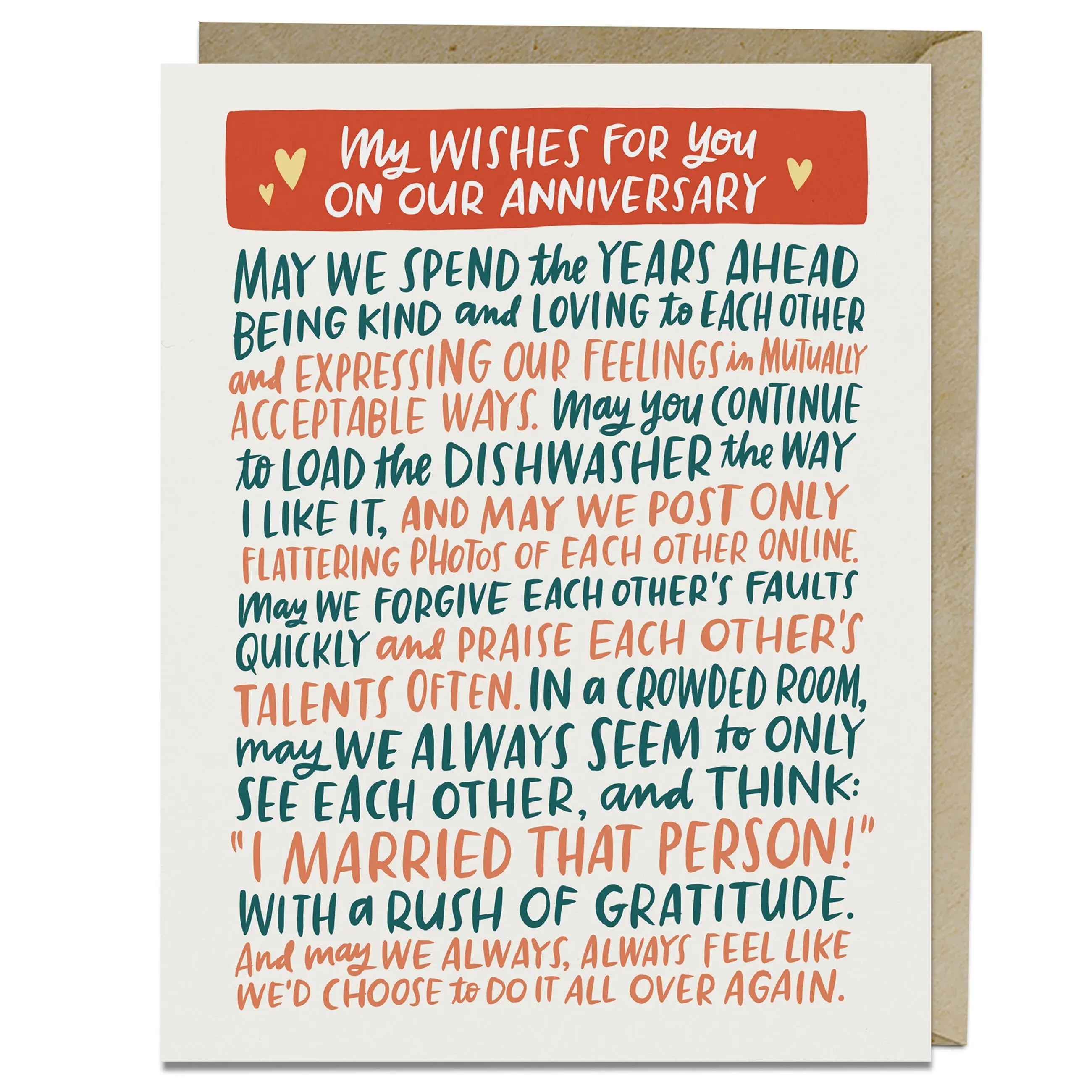 Wishes for You Anniversary Card Wishes for You Anniversary Card