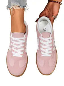 Women's Snake Leather Sneakers, Classic Casual Design, Comfortable Walking Shoes for Daily Wear & Outdoor Activities