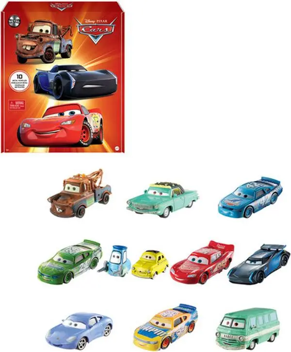 Disney/PIXAR Cars Die-Cast Vehicle 10-Pack  [COLLECTIBLES] Toy Car