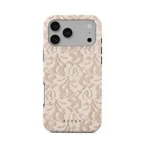 Gone Country MagSafe iPhone Case - BURGA | for iPhone Air , 17, 16, 15, 14, 13, 12, 11 / Pro Max & Plus | Pink Lace Design | Autumn Phone Case | Trendy 2026 | Slim, Durable & Glossy Protection | Gift for Mom & Her #iPhone17Case