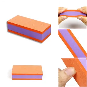 Bloque Pulidor de Uñas Profesional de Doble Cara - Paquete de 10
