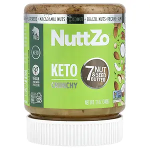 Nuttzo Keto, 7 Nut & Seed Butter, Crunchy, 12 oz (340 g)