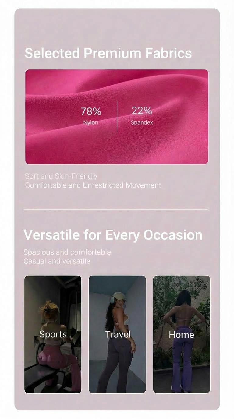 Flare Leggings with Pockets for Women Scrunch Workout Leggings Butt Lifting Gym Yoga Pants for Women Fitness Tights Leggings Hidden Scrunch High Waisted Cargo Gym Yoga No Front Seam Leggings Flared Joggers Fitness Outfit Camouflage Sports Pants