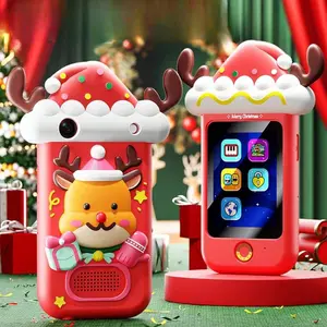 Children's Mobile Phone Touch Screen Camera Toys for Children Aged 3-9 Years Old, Electronic Educational Toys for Christmas, Birthday Gifts, with 32G Memory Card*1+ Card Reader*1