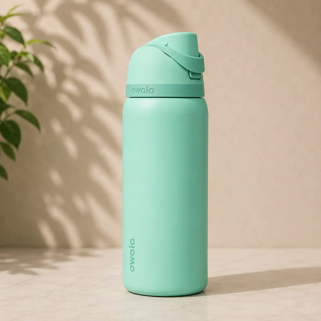 FREESHIP Owala 32oz FreeSip Stainless Steel Water Bottle