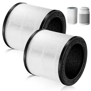 MESTICA H13 HEPA Replacement Filter for MA 25, True HEPA Filter Compatible with Medify MA-25 Air Purifier, 3-in-1 Filter of HEPA, Carbon and Pre-Filter, 4-Pack
