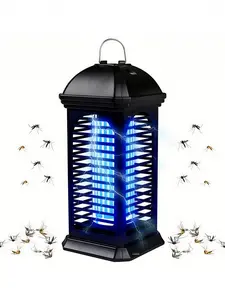 LMMAKE Bug Zapper 11W UV Insect Pest Fly Killer Electric Fly Zapper for Indoor Outdoor Use Mosquito Killer Home Garden Black Waterproof LED Lighting Safe Waterproof