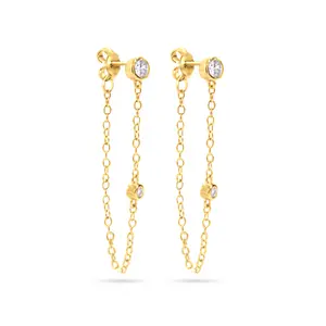 Luxe Ear Chain Studs Luxe Ear Chain Studs
