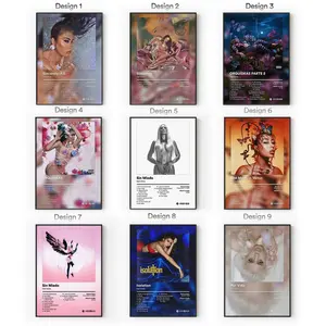 [Sale Up To 40%] [Unframe] Kali.U Album Posters, Latin R&B Pop Wall Art, Dreamy Bedroom Music Aesthetic Decor, Modern Album Cover Artwork, Gift for Fans
