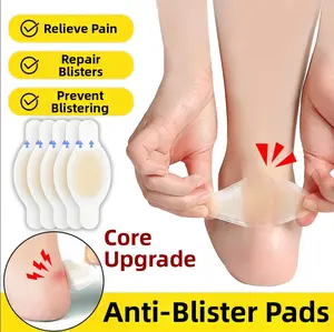 30PCS Gel Heel Cushions Soft Comfortable Pads for Men Women Hydrocolloid Bandages Waterproof Invisible Foot Pads for Casual Shoes High Heels Party Gifts Home Use Core Upgrade Anti-Blister Pads Footwear Insoles Bedroom