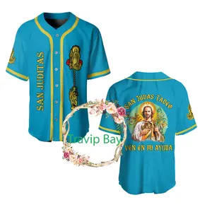 San Juditas Tadeo Jersey, Sanjuditas Baseball Jersey,  Sanjudas Tadeo Mexcico Jersey for Men and Women, Baseball Jersey Style Gift