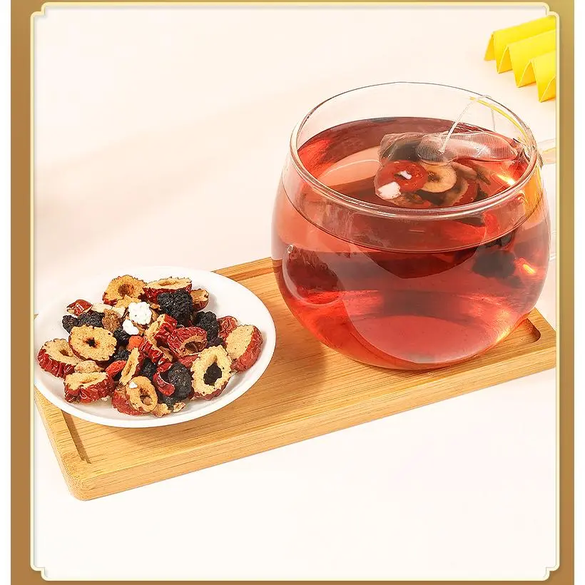 Kidney Tea Formula Ginseng Five Treasure Tea, Combination Scented Tea, Herbal Health Beverage[20bags] Natural Traditional
