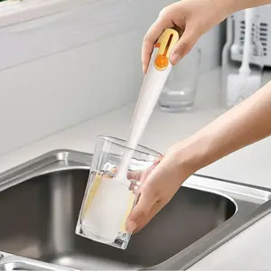 5-in-1 Multifunctional Cleaning Brush Portable Bottle Brush Set Multi-Purpose Lid Cleaning Brush Water Bottle and Cup Lid Cleaning Tools