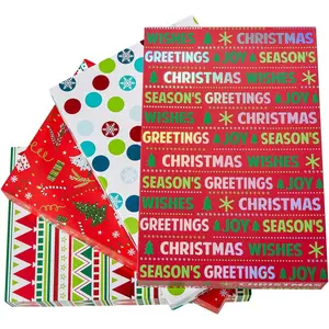12 Pack 14" Red Large Christmas  Boxes With  For Clothes Presents