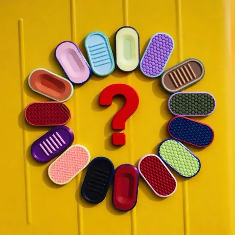 MozzieMakes Mystery Grande Fidget Slider - Random Color and Texture