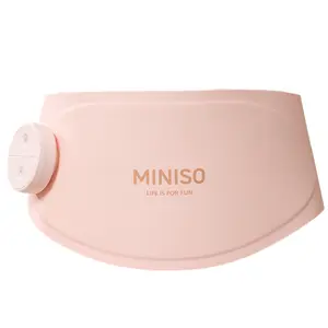 MINISO Heated Waist Belt Heating Pad for Back & Abdomen, Reusable Electric Heating Belt with Fast Heating, Smart NTC Temperature Control, 3 Heat Levels, Soft & Skin-Friendly, Portable Warm Belt for Lower Back Pain Relief, Period Comfort, Winter Essential