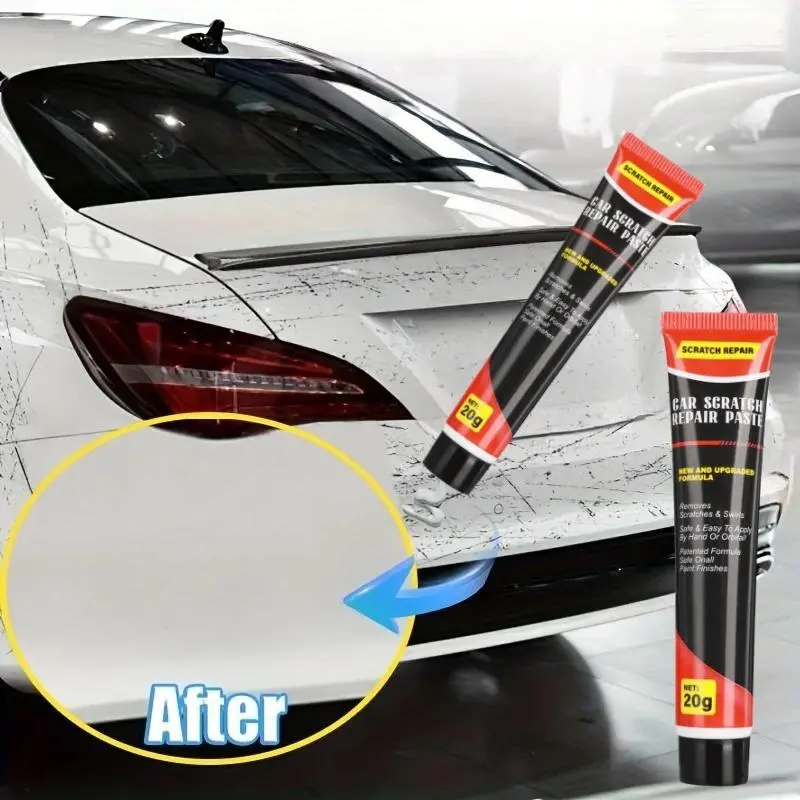 Car Scratch Repair Wax, Paint Scratches Removal & Polishing Paste, Auto Beauty Care Kit, Removes Swirls & Haze, Easy Use, Detailing Products, Car Scratch Remover