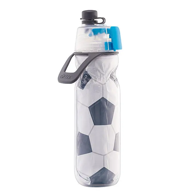O2COOL Insulated Mist N' Sip Water Bottle - 20 oz, Soccer