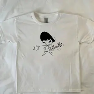 Yoshitomo Nara Y2K Baby Tee, Retro 2000s Art Aesthetic Graphic Unisex Shirt