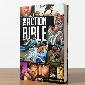 The Action Bible: God's Redemptive Story (Action Bible Series) Hardcover – Illustrated, September 1, 2020