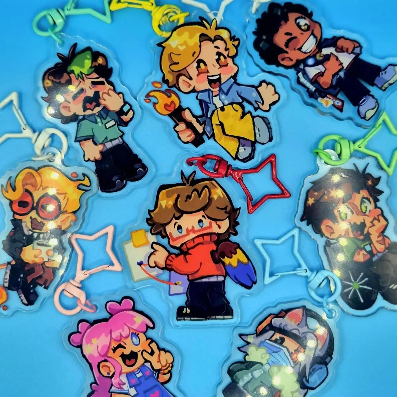Hermitcraft SMP Acrylic Keychains