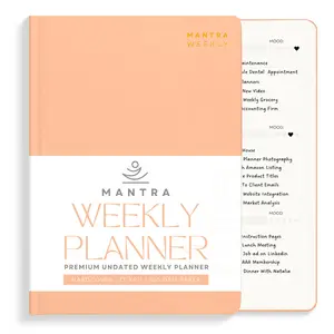 2026 Planner - Planner, Daily Journal & Gratitude Journal With To Do List & Habit Tracker - 7 x 9 - Mantra Planner
