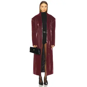 Kim Shui Kristy Coat in Oxblood