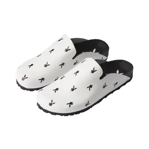 Playboy Leather Slides