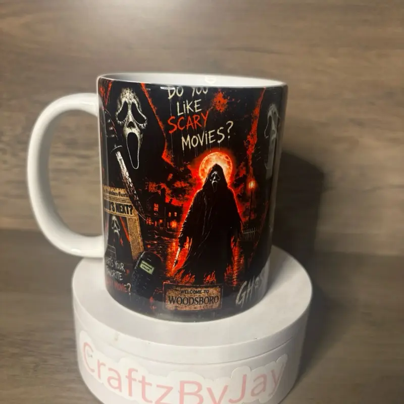 Ghost face mug