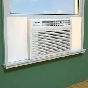 Window Air Conditioner Window Seal with 2 EVA Surface Insulation Boards (17in x 10in), Easy Installation Design for Summer & Winter Heat Draft Insulation